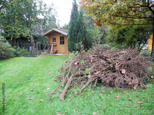 Gartenabfälle Heckenschnitt