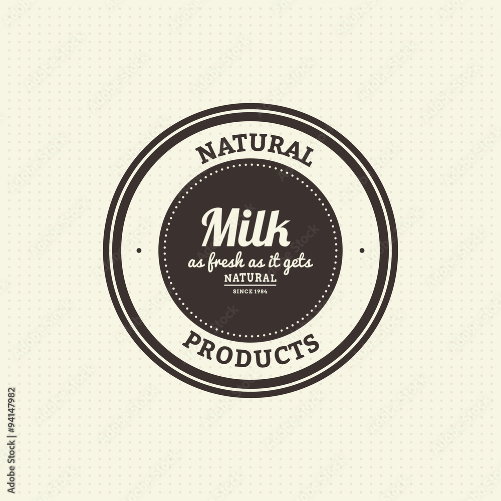 Milk label