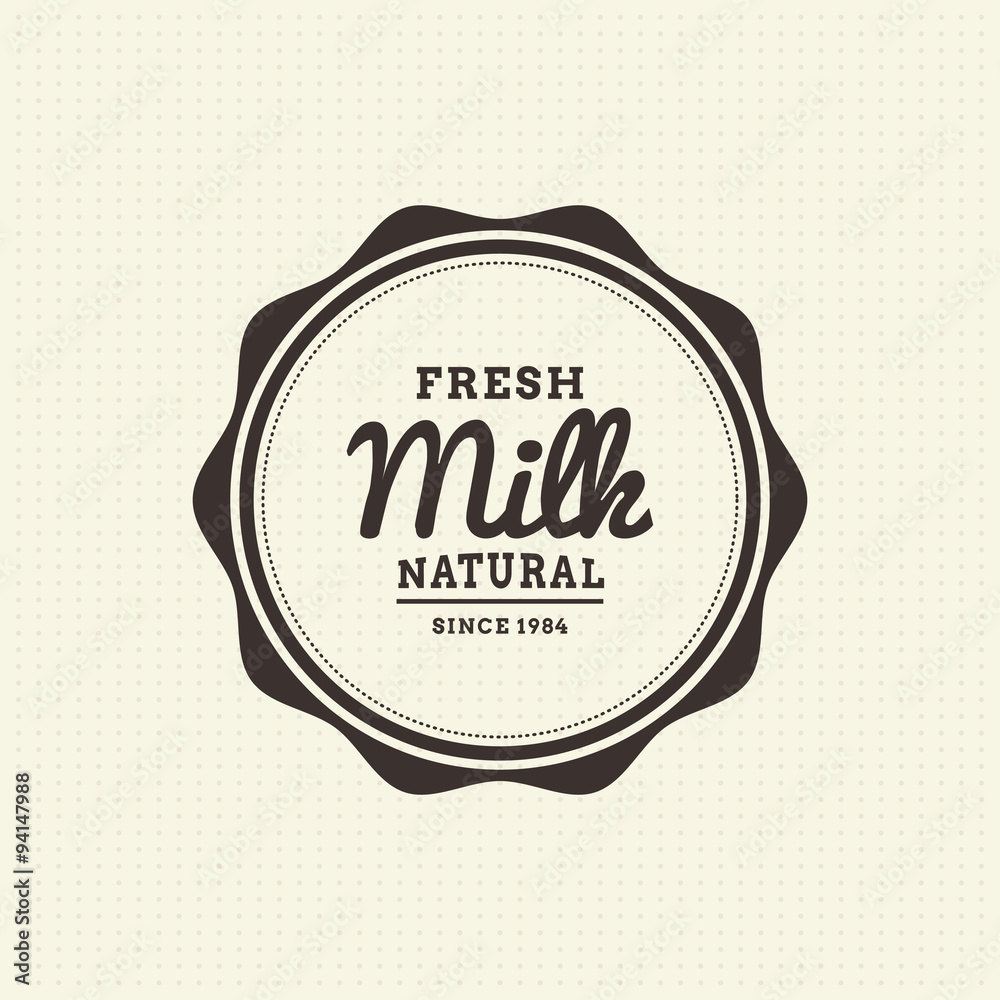 Milk label
