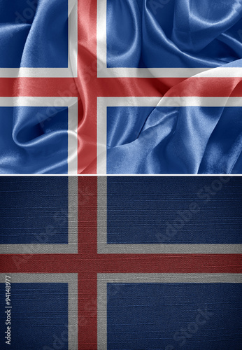 textile flags Iceland #94148977