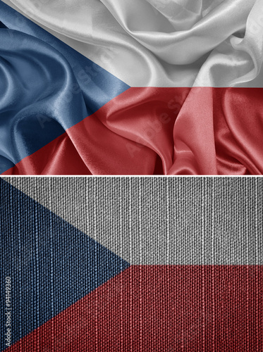 textile flag of the Czech Republic #94149360