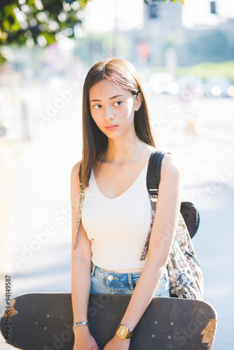 Young beautiful asiatic woman