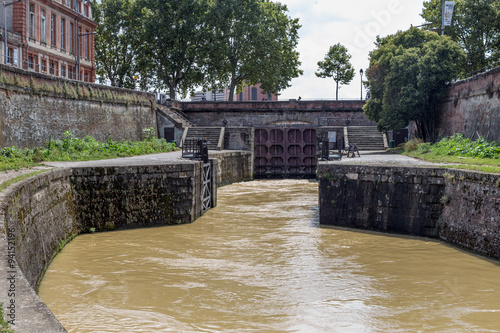 Canal du Midi in Toulouse, France. A World Heritage Site