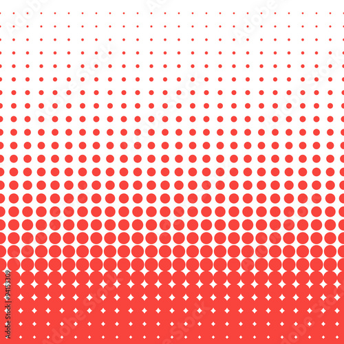 dots halftone red