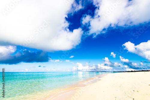 Sea  beach  seascape. Okinawa  Japan.