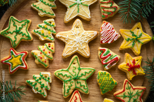 Fototapeta Naklejka Na Ścianę i Meble -  Homemade Christmas cookies