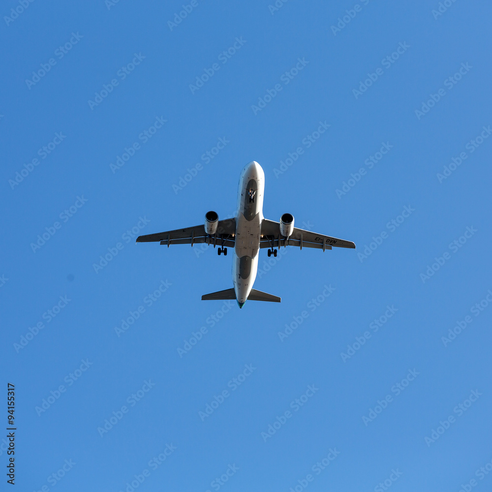 flying airplane in beautiful weather flying airplane in beautiful weather