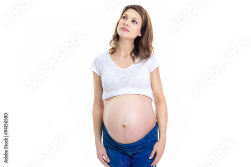 beautiful Portrait of young pregnant woman © Louis-Photo