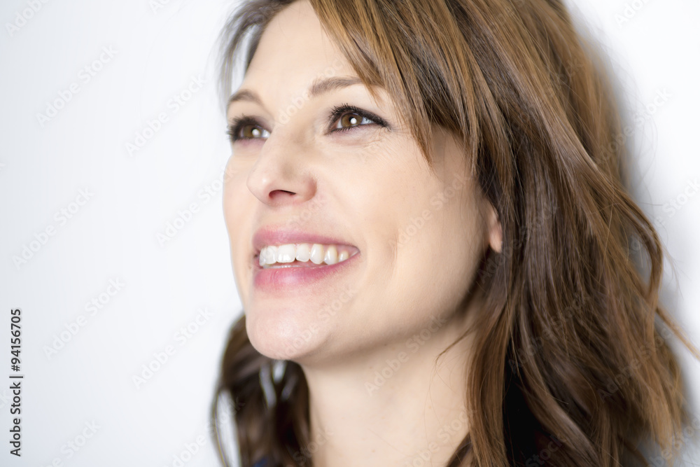 Portrait of beautiful woman in studio Portrait of beautiful woman in studio