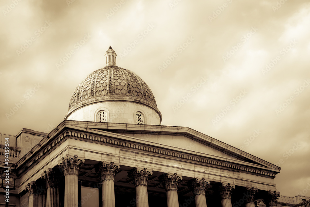 Obraz premium London gallery sepia