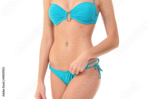 female body in bathing suit