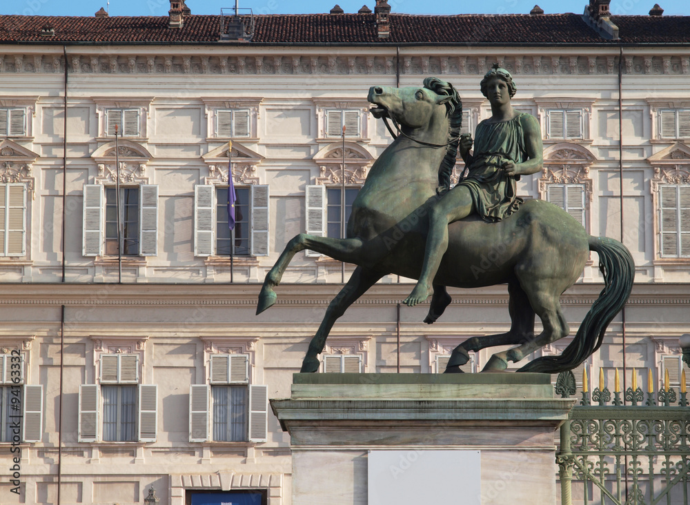 Naklejka premium Palazzo Reale in Turin, Italy.