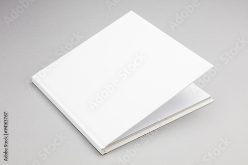 Blank book white cover 8,5 x 8,5 in