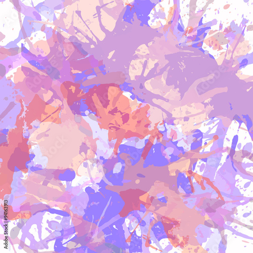 Artistic paint splashes