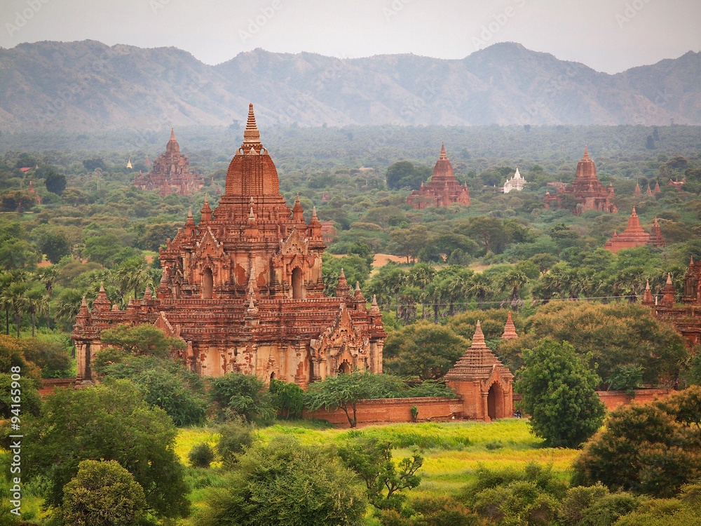 The plain of Bagan (Pagan), Mandalay, Myanmar The plain of Bagan (Pagan), Mandalay, Myanmar