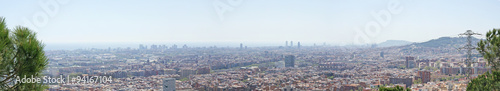 Panorámica de Barcelona desde Torre Baró © sanguer