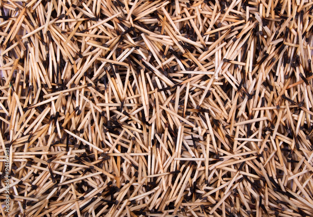 background of burnt matches background of burnt matches