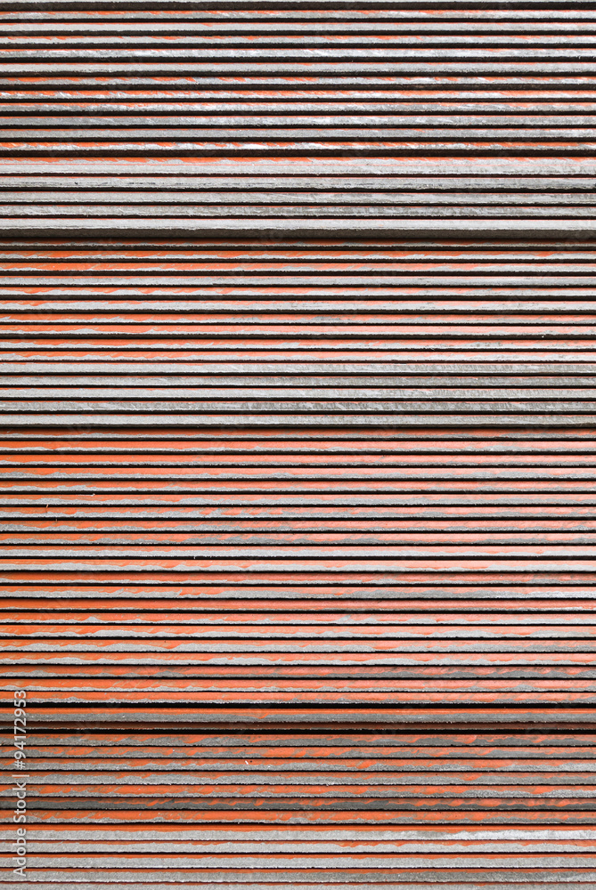 Obraz premium Stacked of cement roofing tiles.