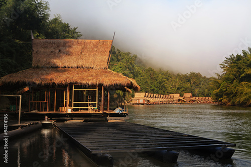 Kwai river in Thailand photo