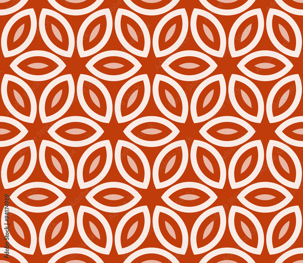 Seamless texture with geometric ornament.