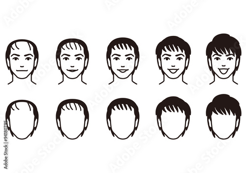男性の髪　増毛　薄毛