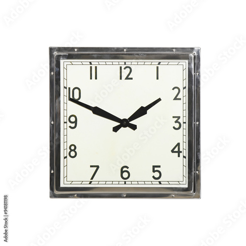 Quadro su tela Square clock