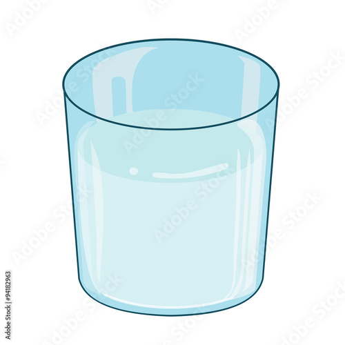 glass with water