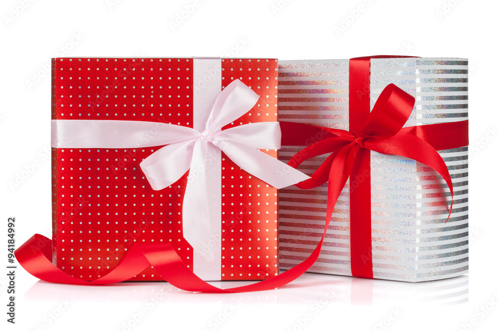 Fototapeta premium Two gift boxes