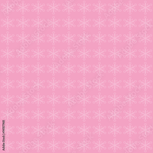 Pink snowflake pattern