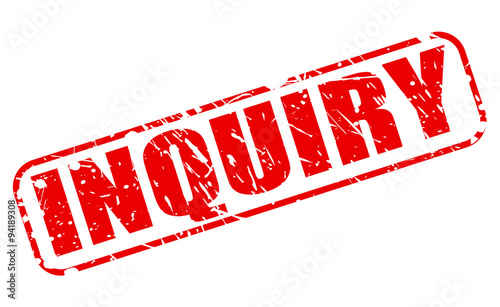 INQUIRY red stamp text