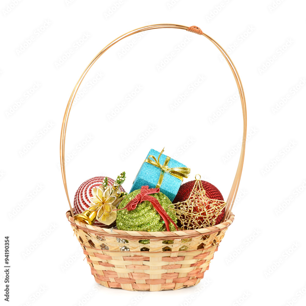 Christmas decoration isolated on white background Christmas decoration isolated on white background