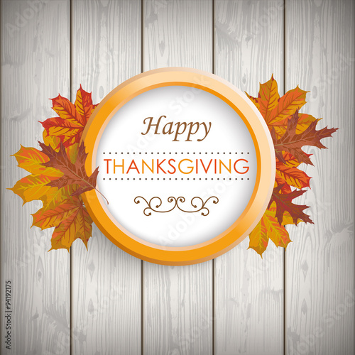 Thanksgiving Ring Foliage Wood