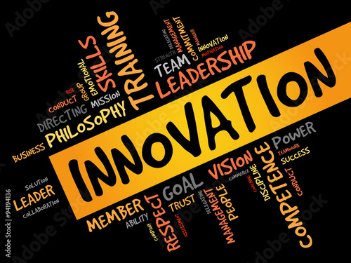 INNOVATION word cloud, business concept