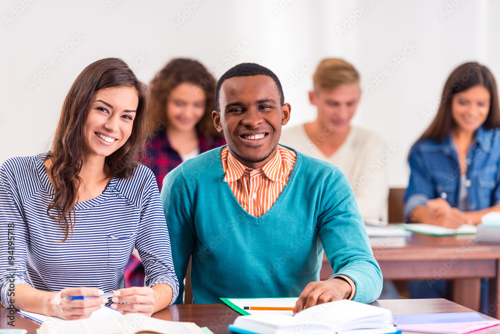 Group of people students
