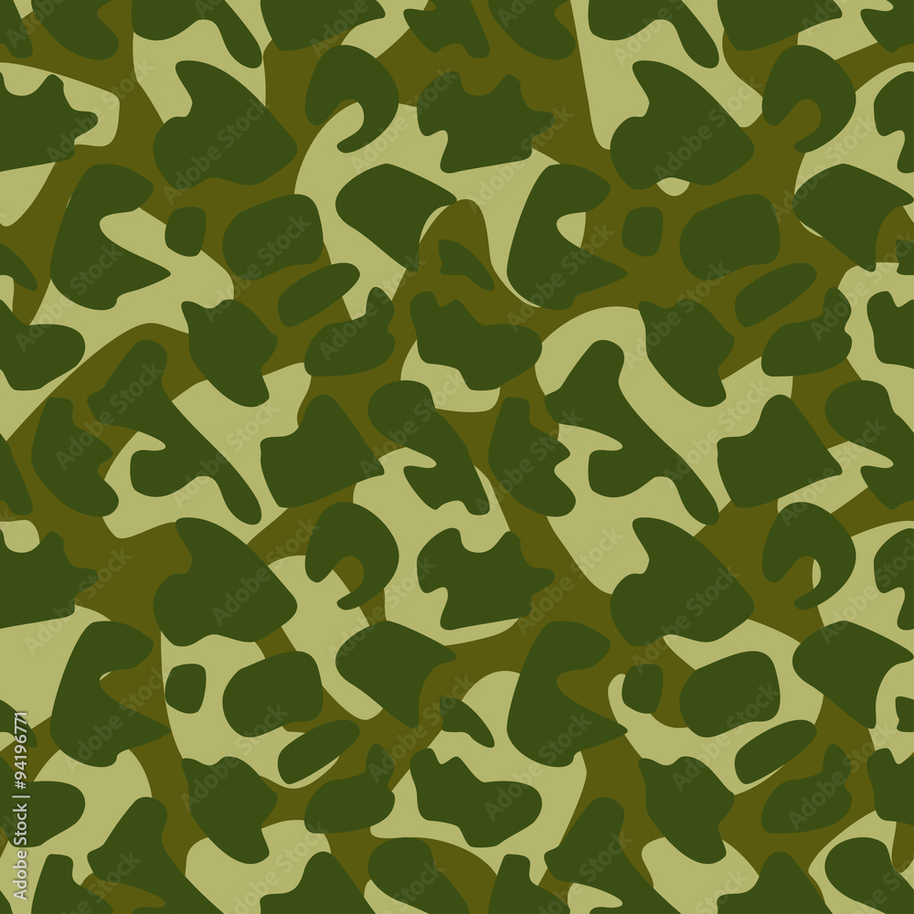 Fototapeta premium Vector Seamless Camouflage texture
