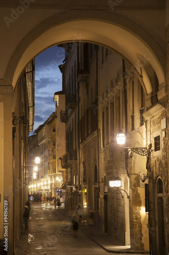 Via dei Georgofili Street  Florence