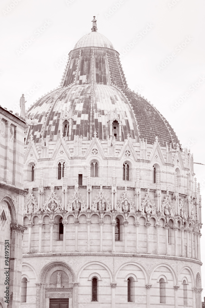 Pisa Cathedral Baptistry, Italy