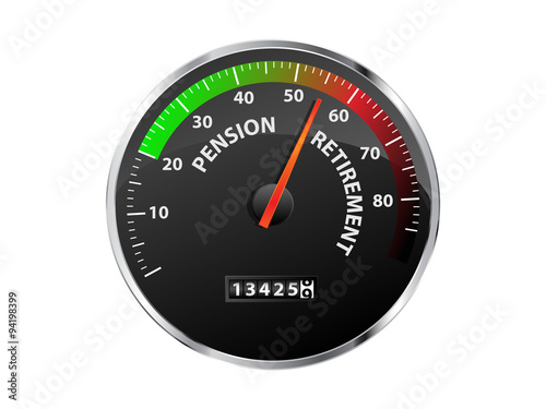 Pension Speedometer