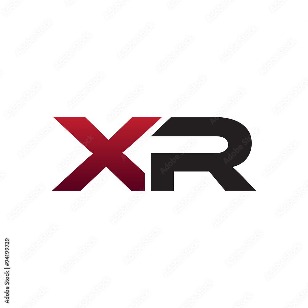 Fototapeta premium Modern Initial Logo XR