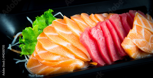 Japanese food sashimi set