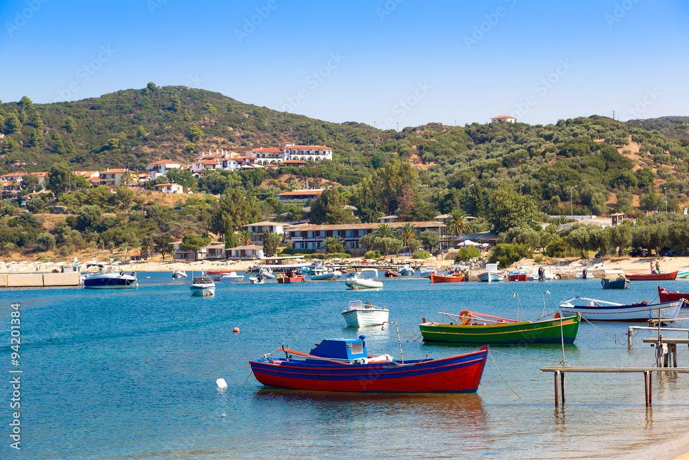 Fototapeta premium Ouranoupolis harbour