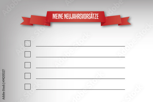 Vorsätze fürs Neue Jahr