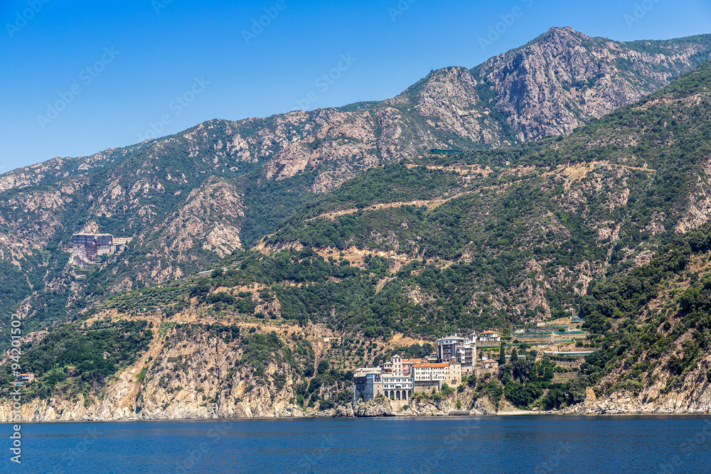 Dionisiou Monastery on Mount Athos Dionisiou Monastery on Mount Athos