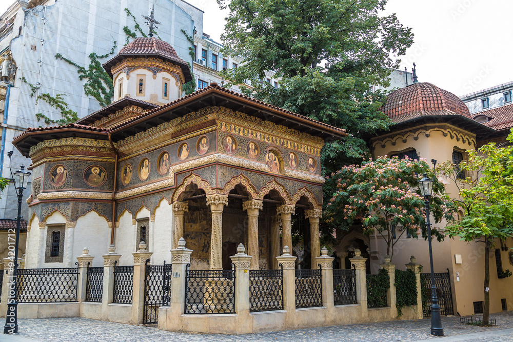 Stavropoleos monastery  in Bucharest