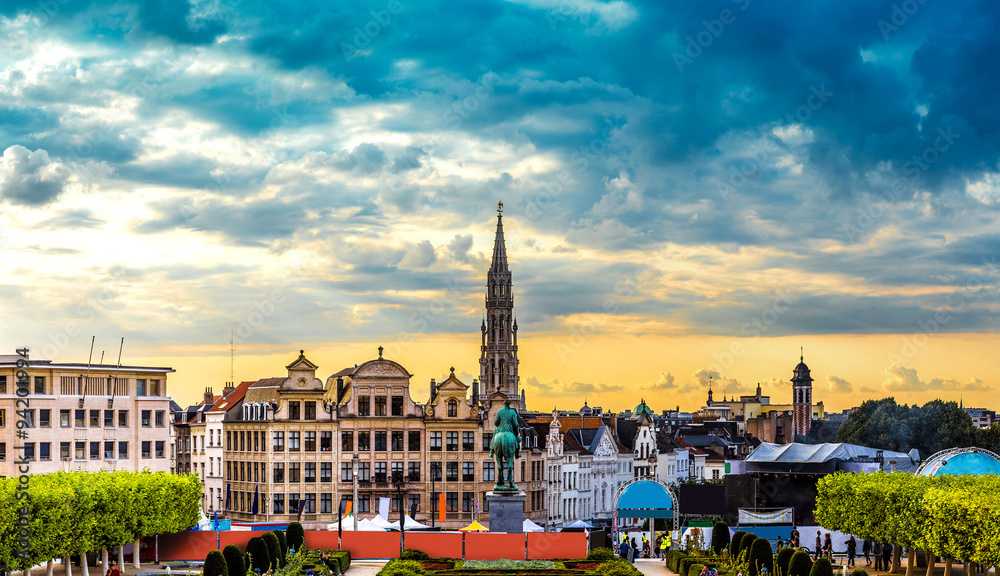 Panorama of Brussels