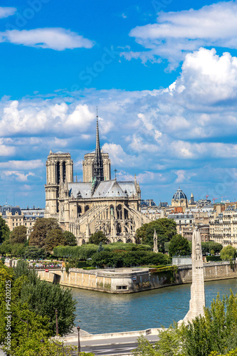 Seine and Notre Dame de Paris