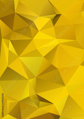 gold polygonal background