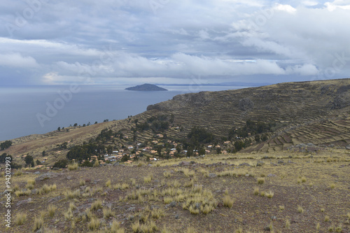 Amantani, lago Titicaca, Perú photo