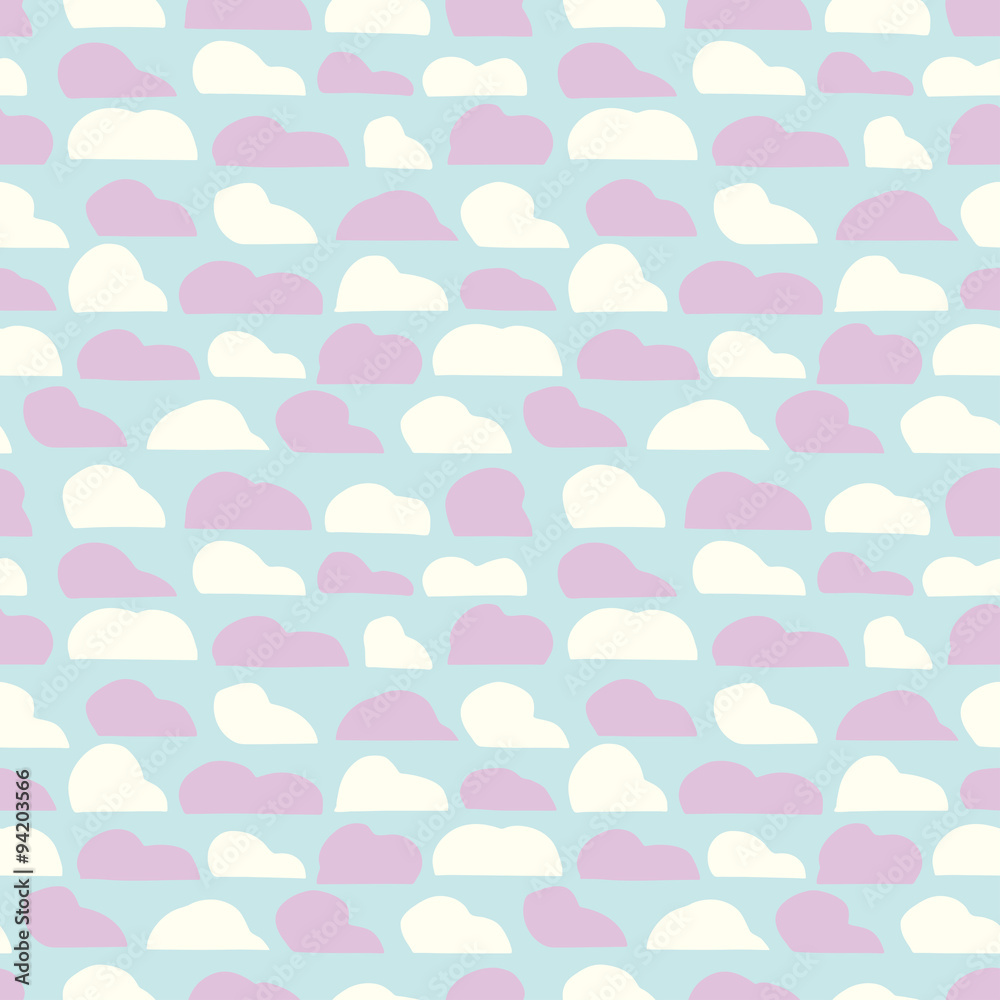 seamless pattern clouds. 雲のパターン seamless pattern clouds. 雲のパターン