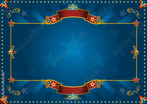 Blue luxury horizontal background